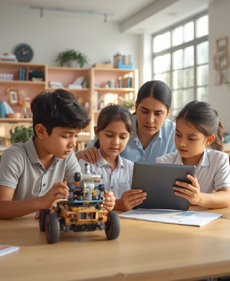 Group robotics and tablets